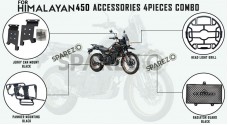 Royal Enfield 4 Pcs Accessories Combo Pack CP-1 Himalayan 450 - SPAREZO